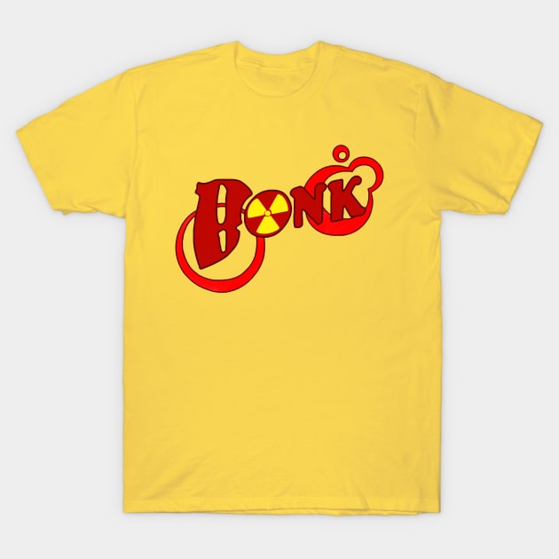 BONK RED T-Shirt by Wolverax_PootPoot